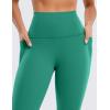 imageCRZ YOGA Womens Butterluxe Workout Leggings 25 Inches  High Waisted Gym Yoga Pants with Pockets Buttery SoftCascadia Green