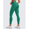 imageCRZ YOGA Womens Butterluxe Workout Leggings 25 Inches  High Waisted Gym Yoga Pants with Pockets Buttery SoftCascadia Green