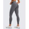 imageCRZ YOGA Womens Butterluxe Workout Leggings 25 Inches  High Waisted Gym Yoga Pants with Pockets Buttery SoftDark Carbon