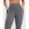 imageCRZ YOGA Womens Butterluxe Workout Leggings 25 Inches  High Waisted Gym Yoga Pants with Pockets Buttery SoftDark Carbon