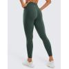 imageCRZ YOGA Womens Butterluxe Workout Leggings 25 Inches  High Waisted Gym Yoga Pants with Pockets Buttery SoftDark Forest Green