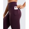 imageCRZ YOGA Womens Butterluxe Workout Leggings 25 Inches  High Waisted Gym Yoga Pants with Pockets Buttery SoftDeep Purple