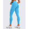 imageCRZ YOGA Womens Butterluxe Workout Leggings 25 Inches  High Waisted Gym Yoga Pants with Pockets Buttery SoftKayak Blue