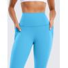 imageCRZ YOGA Womens Butterluxe Workout Leggings 25 Inches  High Waisted Gym Yoga Pants with Pockets Buttery SoftKayak Blue