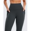 imageCRZ YOGA Womens Butterluxe Workout Leggings 25 Inches  High Waisted Gym Yoga Pants with Pockets Buttery SoftMelanite