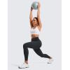 imageCRZ YOGA Womens Butterluxe Workout Leggings 25 Inches  High Waisted Gym Yoga Pants with Pockets Buttery SoftMelanite