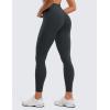 imageCRZ YOGA Womens Butterluxe Workout Leggings 25 Inches  High Waisted Gym Yoga Pants with Pockets Buttery SoftMelanite