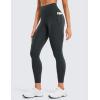 imageCRZ YOGA Womens Butterluxe Workout Leggings 25 Inches  High Waisted Gym Yoga Pants with Pockets Buttery SoftMelanite