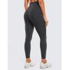 imageCRZ YOGA Womens Butterluxe Workout Leggings 25 Inches  High Waisted Gym Yoga Pants with Pockets Buttery SoftMysterious Grey