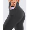 imageCRZ YOGA Womens Butterluxe Workout Leggings 25 Inches  High Waisted Gym Yoga Pants with Pockets Buttery SoftMysterious Grey