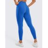 imageCRZ YOGA Womens Butterluxe Workout Leggings 25 Inches  High Waisted Gym Yoga Pants with Pockets Buttery SoftSparkle Blue