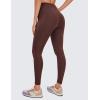 imageCRZ YOGA Womens Butterluxe Workout Leggings 25 Inches  High Waisted Gym Yoga Pants with Pockets Buttery SoftTaupe