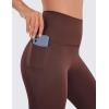 imageCRZ YOGA Womens Butterluxe Workout Leggings 25 Inches  High Waisted Gym Yoga Pants with Pockets Buttery SoftTaupe