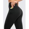 imageCRZ YOGA Womens Butterluxe Workout Leggings 28 Inches  High Waisted Gym Yoga Pants with Pockets Running Buttery SoftBlack
