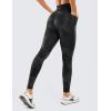 imageCRZ YOGA Womens Butterluxe Workout Leggings 28 Inches  High Waisted Gym Yoga Pants with Pockets Running Buttery SoftBlack Tie Dye Flowers