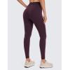 imageCRZ YOGA Womens Butterluxe Workout Leggings 28 Inches  High Waisted Gym Yoga Pants with Pockets Running Buttery SoftDeep Purple