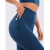 imageCRZ YOGA Womens Butterluxe Workout Leggings 28 Inches  High Waisted Gym Yoga Pants with Pockets Running Buttery SoftFrench Navy
