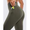 imageCRZ YOGA Womens Butterluxe Workout Leggings 28 Inches  High Waisted Gym Yoga Pants with Pockets Running Buttery SoftLight Army Green