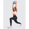 imageCRZ YOGA Womens Butterluxe Workout Leggings 28 Inches  High Waisted Gym Yoga Pants with Pockets Running Buttery SoftMelanite