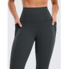 imageCRZ YOGA Womens Butterluxe Workout Leggings 28 Inches  High Waisted Gym Yoga Pants with Pockets Running Buttery SoftMelanite