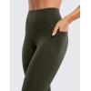 imageCRZ YOGA Womens Butterluxe Workout Leggings 28 Inches  High Waisted Gym Yoga Pants with Pockets Running Buttery SoftOlive Green