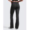 imageCRZ YOGA Womens Cloud Jersey Foldover Waist Flare Pants 31quot  Yoga High Waisted Bootcut Lounge CasualBlack