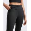 imageCRZ YOGA Womens Cloud Jersey Foldover Waist Flare Pants 31quot  Yoga High Waisted Bootcut Lounge CasualBlack