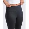imageCRZ YOGA Womens Cloud Jersey Foldover Waist Flare Pants 31quot  Yoga High Waisted Bootcut Lounge CasualInk Gray