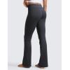 imageCRZ YOGA Womens Cloud Jersey Foldover Waist Flare Pants 31quot  Yoga High Waisted Bootcut Lounge CasualInk Gray
