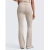 imageCRZ YOGA Womens Cloud Jersey Foldover Waist Flare Pants 31quot  Yoga High Waisted Bootcut Lounge CasualMojave Tan