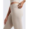 imageCRZ YOGA Womens Cloud Jersey Foldover Waist Flare Pants 31quot  Yoga High Waisted Bootcut Lounge CasualMojave Tan