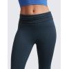 imageCRZ YOGA Womens Cloud Jersey Foldover Waist Flare Pants 31quot  Yoga High Waisted Bootcut Lounge CasualTrue Navy