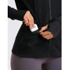 imageCRZ YOGA Womens Full Zip Hooded Sweatshirts Workout Sweat Jackets Slim Fit Running Track Hoodies with ThumbholesBlack