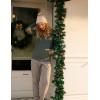 imageCRZ YOGA Womens Full Zip Hooded Sweatshirts Workout Sweat Jackets Slim Fit Running Track Hoodies with ThumbholesGrey Sage