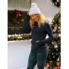 imageCRZ YOGA Womens Full Zip Hooded Sweatshirts Workout Sweat Jackets Slim Fit Running Track Hoodies with ThumbholesTrue Navy