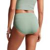 imageCRZ YOGA Womens High Waisted Bikini Bottom Full Coverage Tummy Control Bathing Suit Wide Waistband Swimsuit Swim BriefsGreen Palm Court