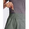 imageCRZ YOGA Womens Lightweight Mid Rise Hiking Shorts 4  Stretch for Athletic Summer Travel Outdoor Golf with Zip PocketsGrey Sage
