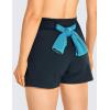 imageCRZ YOGA Womens Lightweight Mid Rise Hiking Shorts 4  Stretch for Athletic Summer Travel Outdoor Golf with Zip PocketsTrue Navy