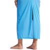 imageCRZ YOGA Womens Mesh Midi Sleeveless Swimsuit Coverup Tank Dress Bathing Suit Beach Cover Ups with Back SlitKayak Blue