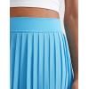 imageCRZ YOGA Womens Mini Pleated Athletic Tennis Skirts High Waisted A Line Golf Pickleball Casual Skort with Inner PocketsKayak Blue