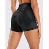 imageCRZ YOGA Womens Naked Feeling Biker Shorts  3 Inches High Waisted Yoga Workout Running SpandexBlack Tie Dye Flowers