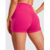 imageCRZ YOGA Womens Naked Feeling Biker Shorts  3 Inches High Waisted Yoga Workout Running SpandexGranita Pink