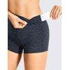imageCRZ YOGA Womens Naked Feeling Biker Shorts  3 Inches High Waisted Yoga Workout Running SpandexLeopard Multi 2