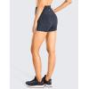 imageCRZ YOGA Womens Naked Feeling Biker Shorts  3 Inches High Waisted Yoga Workout Running SpandexLeopard Multi 2