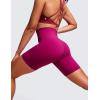 imageCRZ YOGA Womens Naked Feeling Biker Shorts  6 Inches High Waist Yoga Workout Running Gym SpandexMagenta Purple