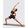 imageCRZ YOGA Womens Naked Feeling Biker Shorts with Pockets 5  High Waisted Yoga Gym Workout SpandexBlack Tie Dye Flowers