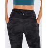 imageCRZ YOGA Womens Naked Feeling Biker Shorts with Pockets 8  High Waisted Yoga Gym Workout SpandexDark Grey Camouflage