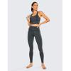 imageCRZ YOGA Womens Naked Feeling I Workout Leggings 28 Inches  High Waisted FullLength Yoga PantsLeopard Printed 1