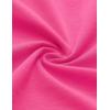 imageCRZ YOGA Womens Pima Cotton Short Sleeve Crop Tops High Neck Cropped Workout Shirts Yoga Athletic Casual TShirtSonic Pink