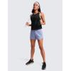 imageCRZ YOGA Womens Pima Cotton Sleeveless Loose Tank Tops Exercise Gym Yoga Tops Athletic ShirtsBlack